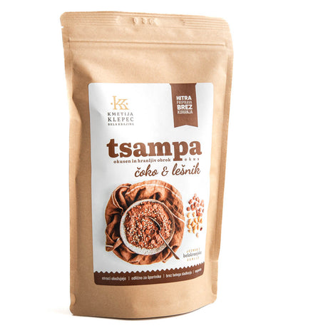 čoko&lešnik tsampa kmetija Klepec