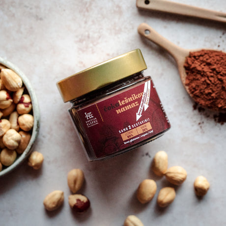 Čokoladno lešnikov namaz brez sladkorja