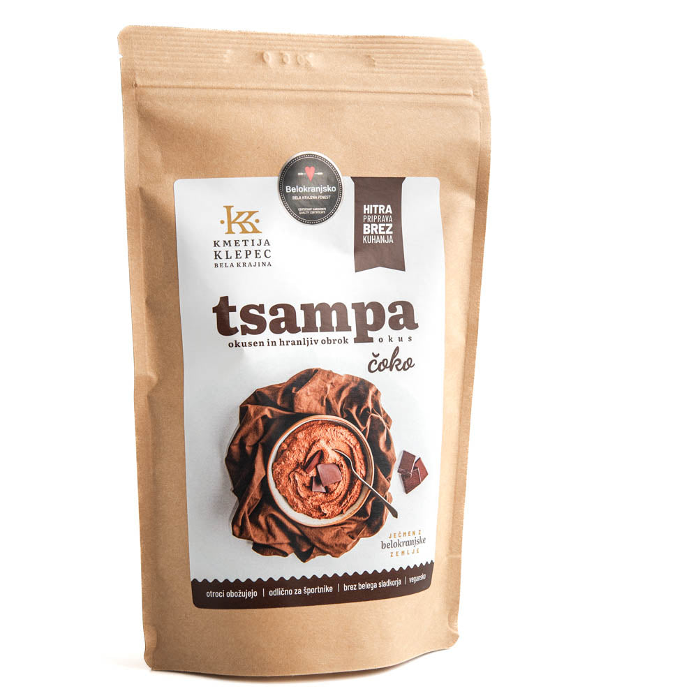čoko tsampa kmetija Klepec