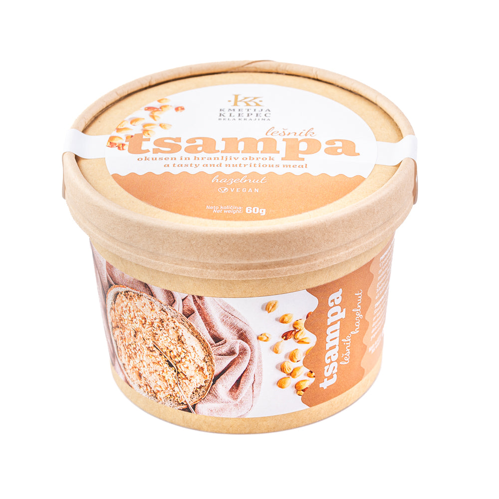 Tsampa z lešniki