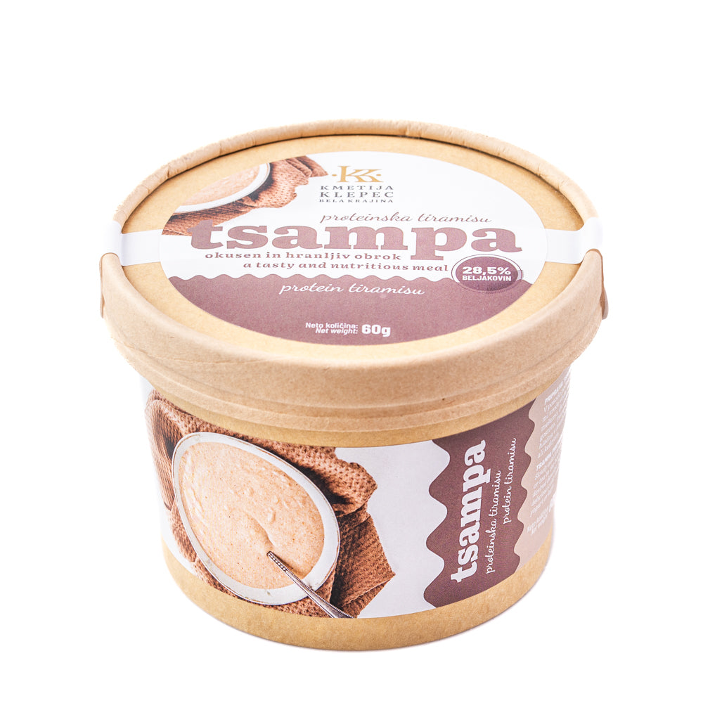 Proteinska tsampa tiramisu